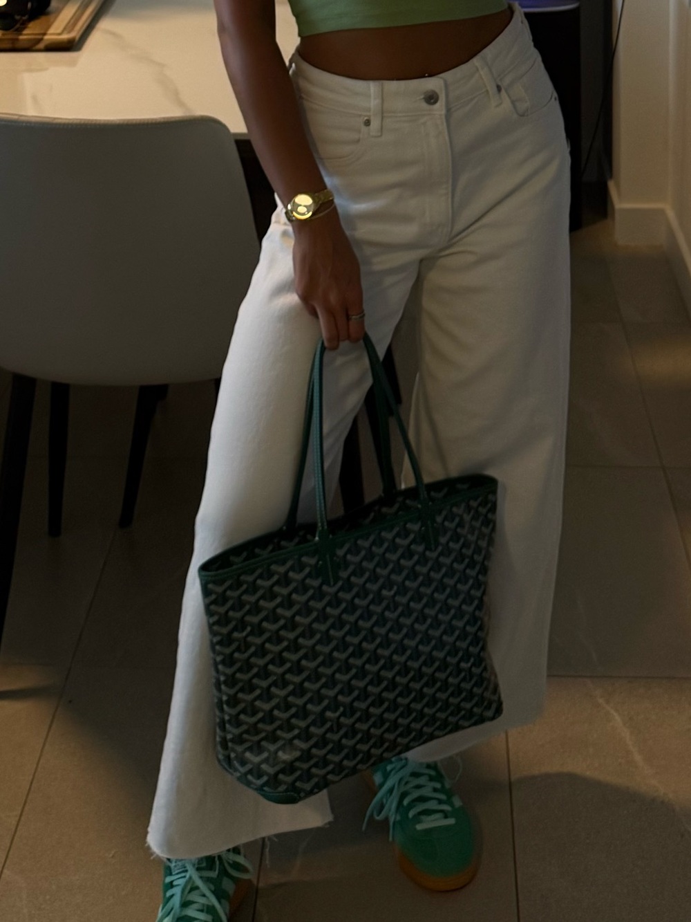 White jeans